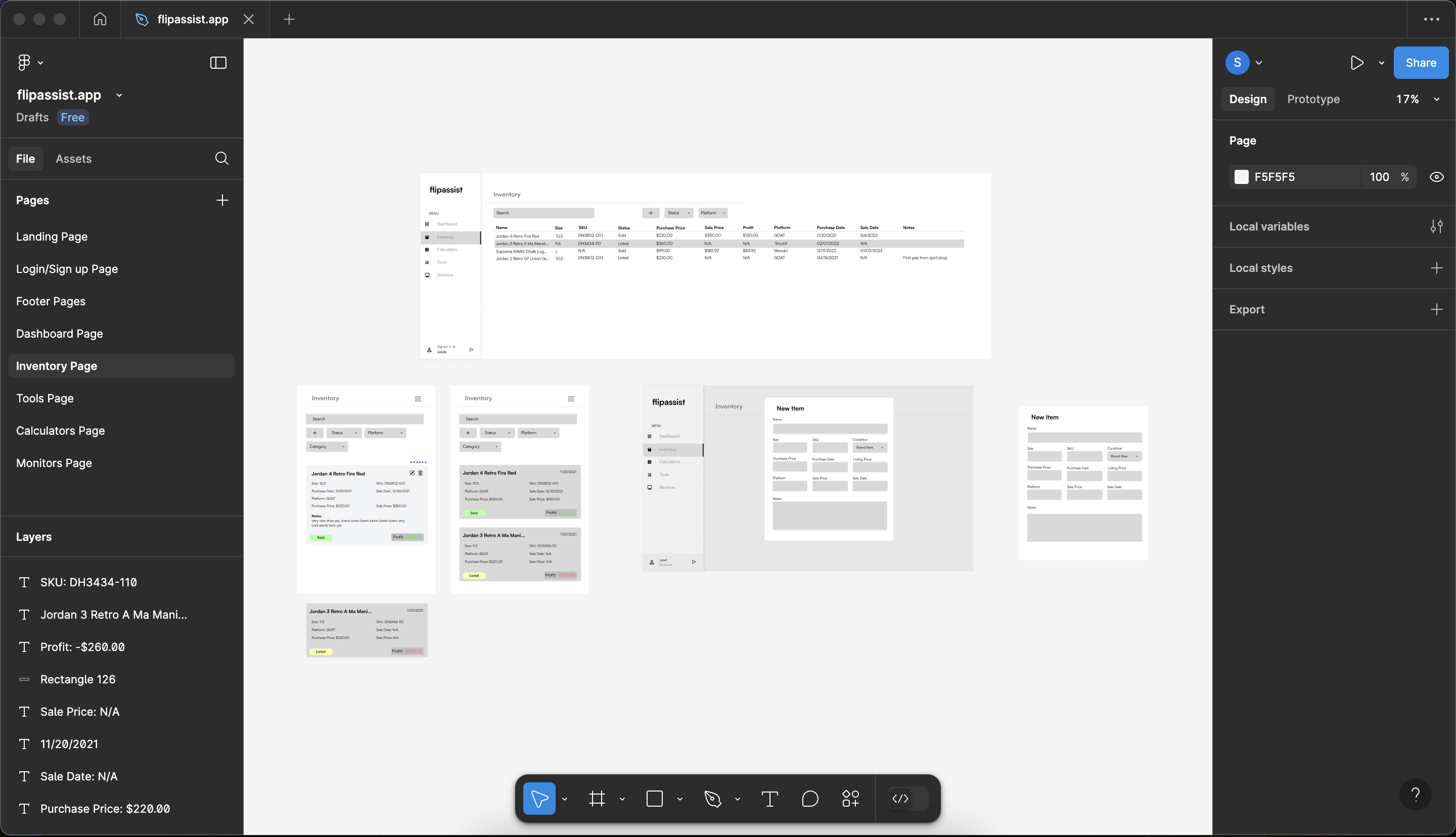 flipassist figma design